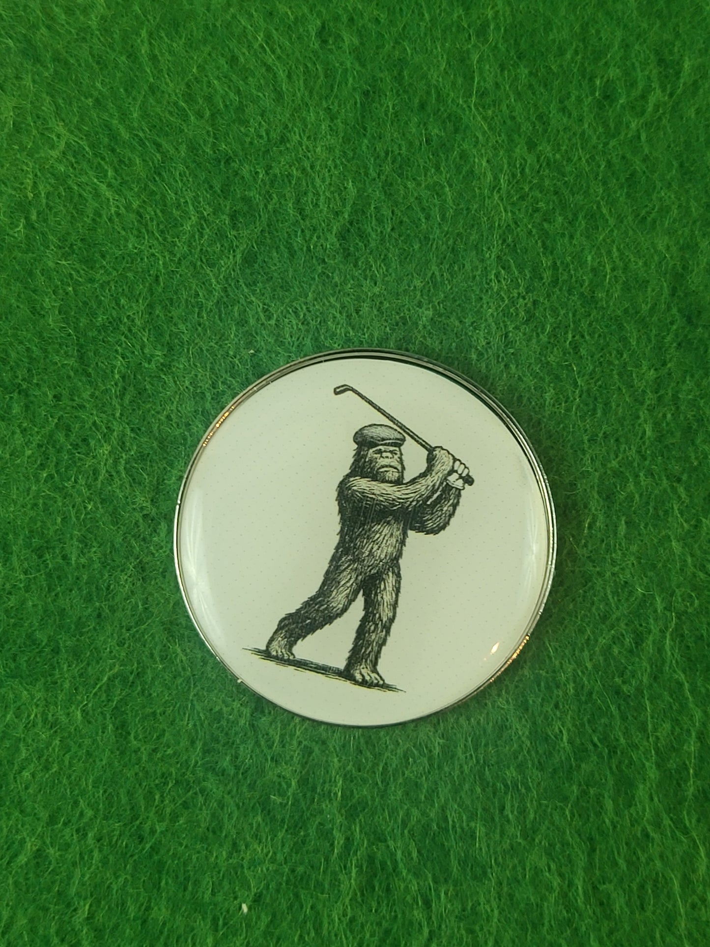Squatchy Golf Classic Metal Ball Marker