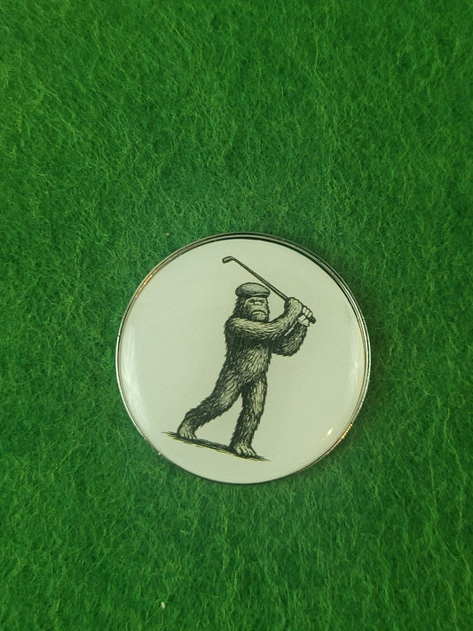 Squatchy Golf Classic Metal Ball Marker